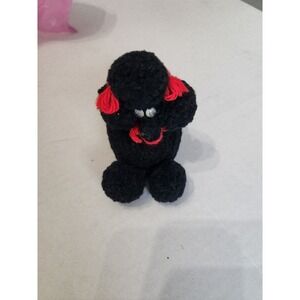 Vintage Black Poodle Dog Novelty Soap Cover Cozy Protector Handmade Decor